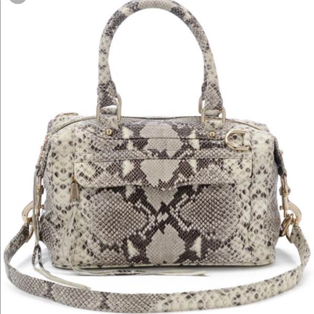 Rebecca Minkoff MAB Mini Python Bag with Strap